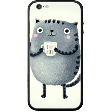 Кот I love to kill - Виниловые наклейки на Бампер на iPhone 6 - купить в Москве, страница 10