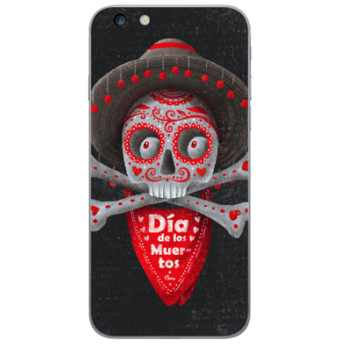 Череп с сомбреро Día de los Muertos яркий арт - Виниловые наклейки на iPhone 6 plus - купить в Москве, страница 45
