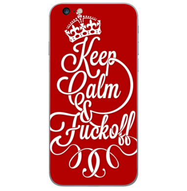 Keep Calm & Fuck off - Виниловые наклейки на iPhone 6 plus - купить в Москве, страница 46