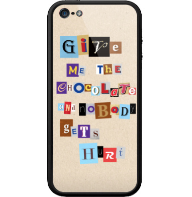 GIVE ME THE CHOCOLATE AND NOBODY GETS HURT #2 - Бампер на iPhone 5, 5S, страница 17