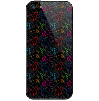 Оригами - Виниловые наклейки на iPhone 5 - купить в Москве, страница 46