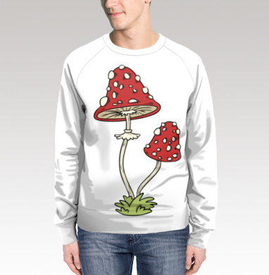 Mushrooms Грибочки, Свитшот мужской 3D