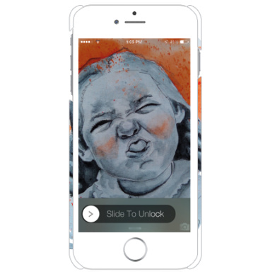 Милая девочка с кривлянием и радужными акцентами - Чехол матовый для iPhone 6, 6S купить, страница 4