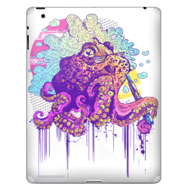 Крутой осьминог в солнечных очках с вейпом - Наклейки на iPad, страница 20
