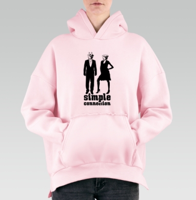 Символическое соединение мужчины и женщины Простое Соединение - Hoodie Mjhigh Pink, утепленная, страница 6
