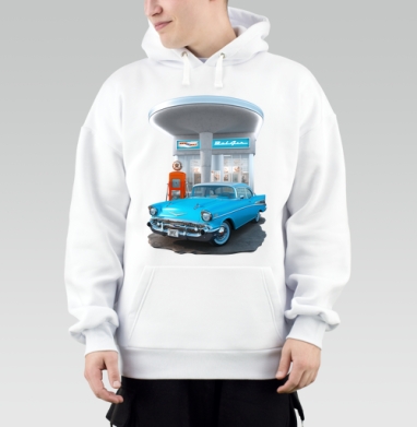 Chevrolet Bel Air / Шевроле Бел Эйр, Толстовка Mjhigh, утепленная