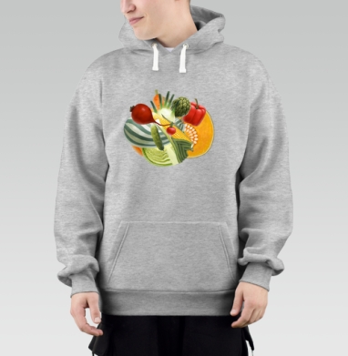Vegetables (Живая Азбука), Толстовка Mjhigh–Mel, утепленная
