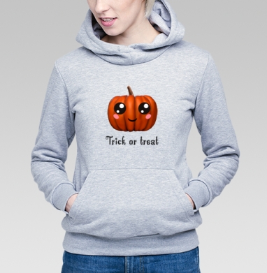Фотография футболки Веселая тыква для праздника Хэллоуина Trick or treat
