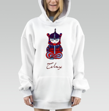 Медитирующий Синий Красный Фиолетовый Будда Relax, Hoodie Mjhigh Dig, оверсайз, утепленная