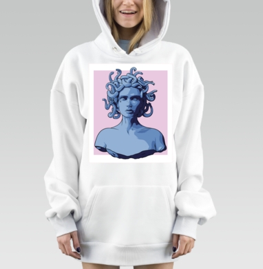МЕДУЗЗА, Hoodie Mjhigh Dig, оверсайз, утепленная