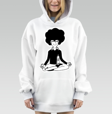Моня, Hoodie Mjhigh Dig, оверсайз, утепленная