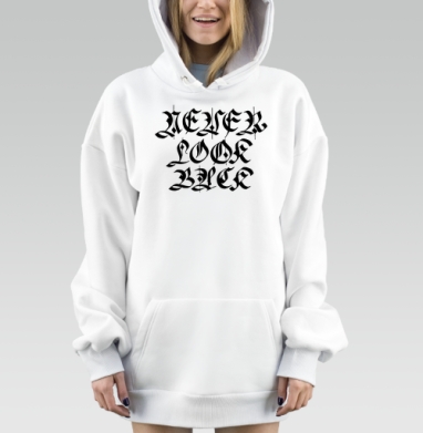 Никогда не смотри назад, Hoodie Mjhigh Dig, оверсайз, утепленная