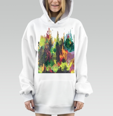 Норвежский лес, Hoodie Mjhigh Dig, оверсайз, утепленная