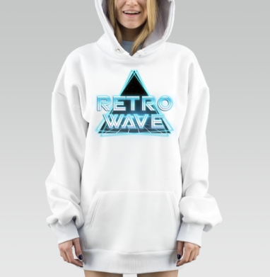 Ретрофутуризм ретровейва, Hoodie Mjhigh Dig, оверсайз, утепленная