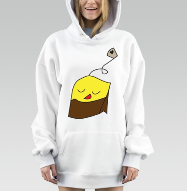 Tea Bag / Пакетик чая, Hoodie Mjhigh Dig, оверсайз, утепленная
