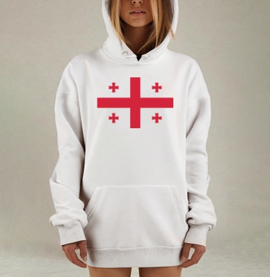 Грузия, Hoodie Mjhigh Dig, оверсайз, утепленная