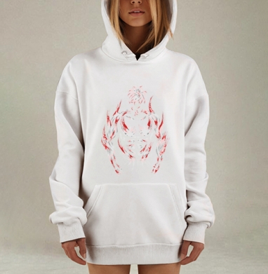 Серия Бой, Hoodie Mjhigh Dig, оверсайз, утепленная