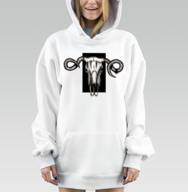 Тёмный вестерн, Hoodie Mjhigh Dig, оверсайз, утепленная