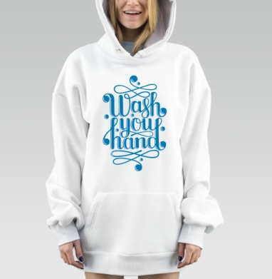 Мой руки, Hoodie Mjhigh Dig, оверсайз, утепленная