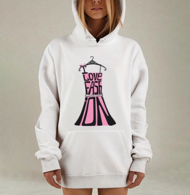 Я моду люблю!, Hoodie Mjhigh Dig, оверсайз, утепленная