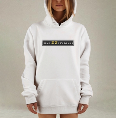 Bazzinga! / Бугагашенька!, Hoodie Mjhigh Dig, оверсайз, утепленная