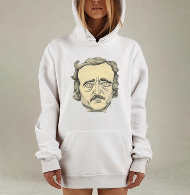 мистер По, Hoodie Mjhigh Dig, оверсайз, утепленная