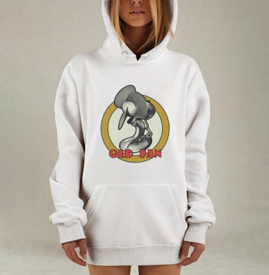 Old fan / Старый вентилятор, Hoodie Mjhigh Dig, оверсайз, утепленная