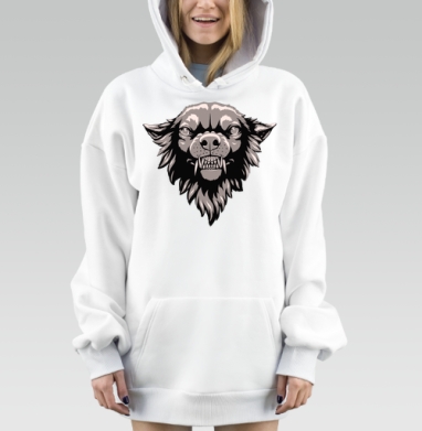 Оскал, Hoodie Mjhigh Dig, оверсайз, утепленная