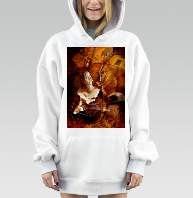 Путь, Hoodie Mjhigh Dig, оверсайз, утепленная