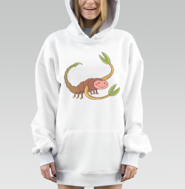 Scorpio / Скорпион, Hoodie Mjhigh Dig, оверсайз, утепленная