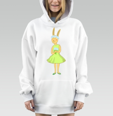 Virgo / Дева, Hoodie Mjhigh Dig, оверсайз, утепленная
