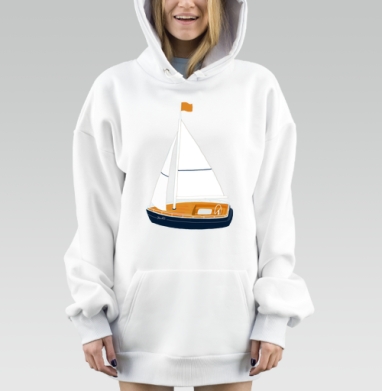 Yacht (Живая Азбука), Hoodie Mjhigh Dig, оверсайз, утепленная