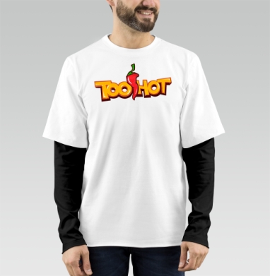 TooHot / СлишкомГорячо, Футболка мужская лонгслив OneOne