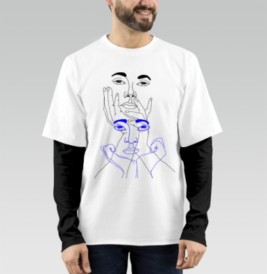 Я слежу за тобой, Футболка мужская лонгслив OneOne