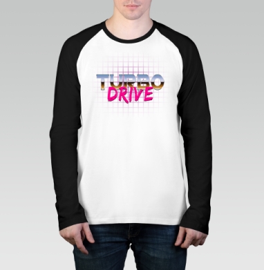 Turbo Drive / Турбо-драйв, Футболка длинный рукав / Мужчинам / Реглан / Принт