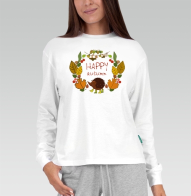 Happy Happy Autumn / Самая счастливая осень - Магазин футболок WhiskyAnimal