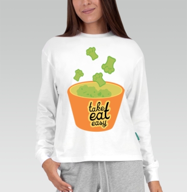 take eat easy 3 / Ешь легко 3 - Магазин футболок anplastes - Дизайнерские принты