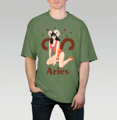 Пинап девушка Овен в ретро стиле Aries - AnnaRuz