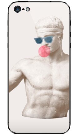Античный атлет в стиле современного селфи - Виниловые наклейки на iPhone 5 - купить в Москве, страница 6