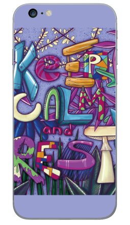 Яркая иллюстрация KEEP CALM and REST с природным мотивом - Виниловые наклейки на iPhone 6 plus - купить в Москве, страница 6