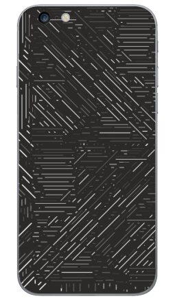 Абстракция из линий графит - Виниловые наклейки на iPhone 6 plus - купить в Москве, страница 6