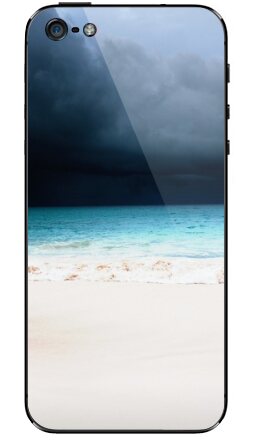 Грозовой фронт над тропическим берегом - Виниловые наклейки на iPhone 5 - купить в Москве, страница 6