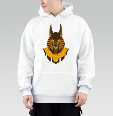 Бог Анубис в египетском наряде с собакой мордой - shyrikaishop