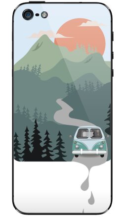 Путешествие автомобиля - Виниловые наклейки на iPhone 5 - купить в Москве, страница 5