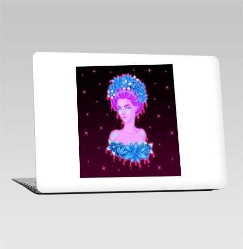 Мистическая женская фигура в неоновом сиянии - Наклейки на 2010-2017 – Macbook Air, страница 4