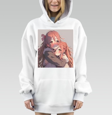 Теплая нежность поддержки и искренних чувств, Hoodie Mjhigh Dig, оверсайз, утепленная