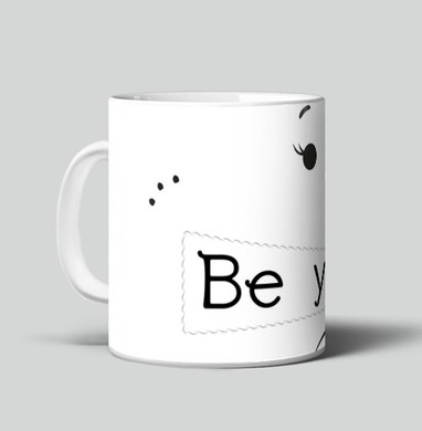 Будь Самим Собой Медвежонок с Надписью Be Yourself - Магазин футболок Sentyabrina