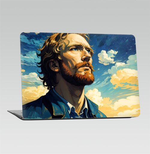 Грустный Винсент - Наклейки на 2010-2017 – Macbook Air
