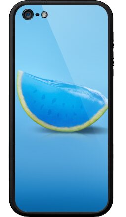 Сюрреалистичный арбуз с океанской свежестью - Бампер на iPhone 5, 5S, страница 3