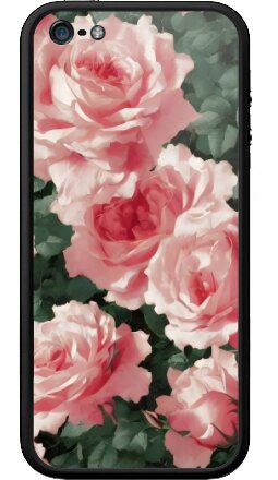 Пышный бесшовный паттерн с цветением роз - Бампер на iPhone 5, 5S, страница 3